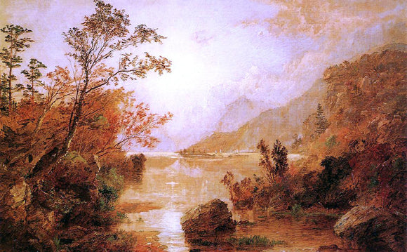  Jasper Francis Cropsey Autumn in the Highlands of the Hudson - Canvas Art Print