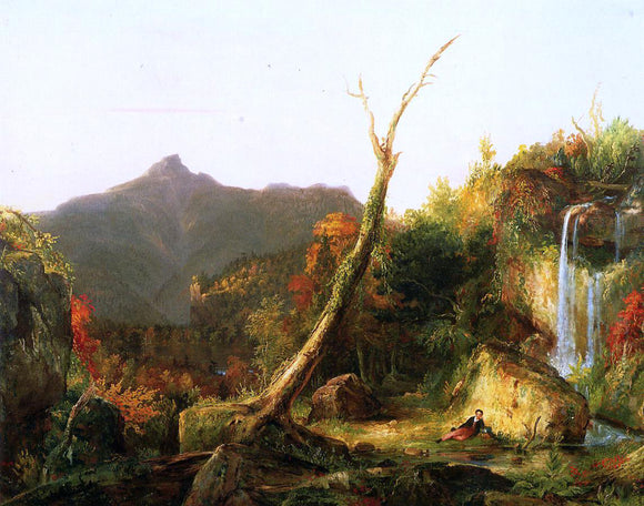  Thomas Cole Autumn Landscape (also known as Mount Chocorua) - Canvas Art Print