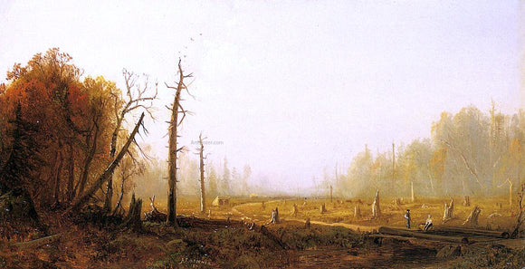  Alfred Thompson Bricher Autumn Landscape - Canvas Art Print