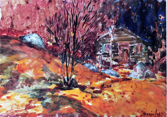  George Luks Autumn Landscape - Canvas Art Print