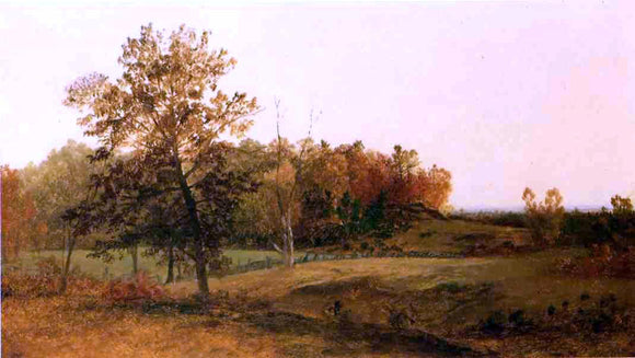  John Frederick Kensett Autumn Landscape - Canvas Art Print