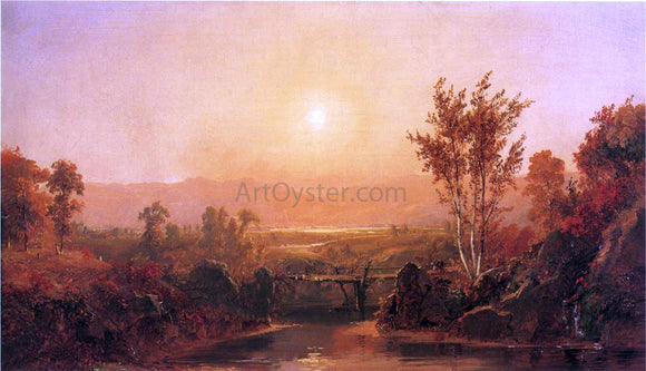  Jasper Francis Cropsey Autumn Light on the Ramapo River - Canvas Art Print