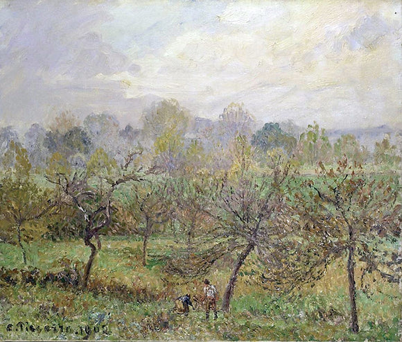  Camille Pissarro Autumn, Morning Mist, Eragny-Sur-Epte - Canvas Art Print