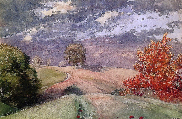 Winslow Homer Autumn, Mountainville, New York - Canvas Art Print