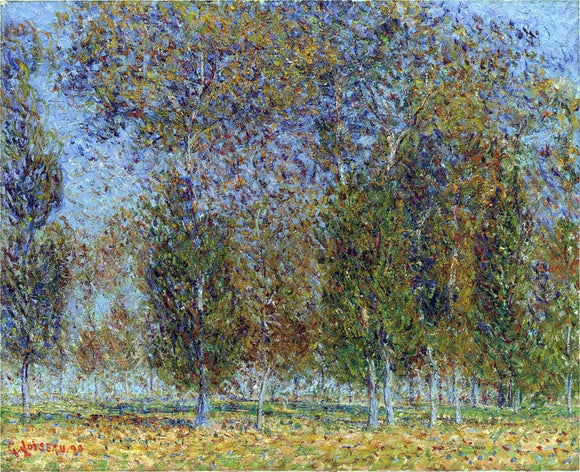  Gustave Loiseau Autumn near Saint Cyr du Vaudreuil - Canvas Art Print