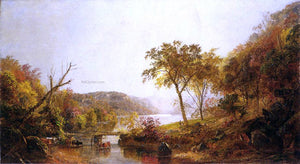  Jasper Francis Cropsey Autumn on Ramapo River, New Jersey - Canvas Art Print