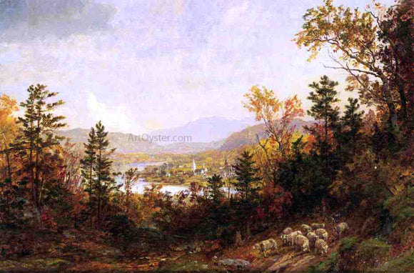  Jasper Francis Cropsey Autumn on the Hudson - Canvas Art Print