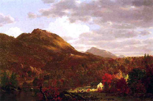  Frederic Edwin Church Autumn on the Hudson - Canvas Art Print