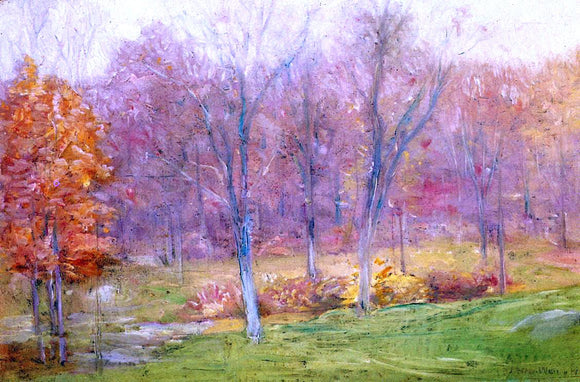  Julian Alden Weir Autumn Rain - Canvas Art Print