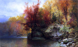  Alexander Lawrie Autumn River Landscape - Canvas Art Print