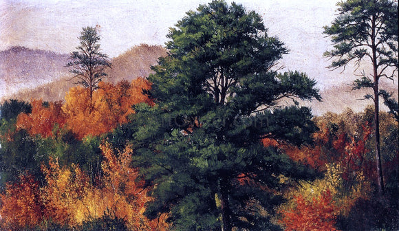  William Aiken Walker Autumn Scene in the North Carolina Mountains - Canvas Art Print