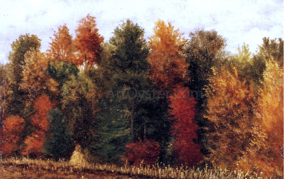  William Aiken Walker Autumn Woods at the Edge of a Cornfield - Canvas Art Print