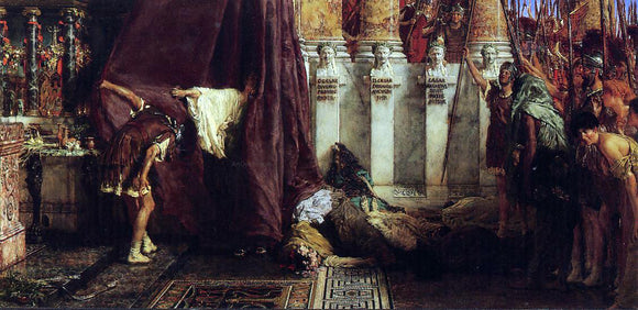  Sir Lawrence Alma-Tadema Ave, Caesar! Io, Saturnalia! - Canvas Art Print