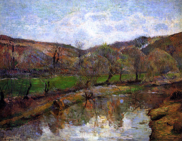  Paul Gauguin Aven Valley, Upstream of Pont-Aven - Canvas Art Print