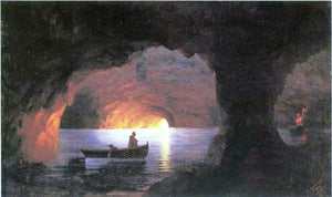  Ivan Constantinovich Aivazovsky Azure Grotto, Naples - Canvas Art Print