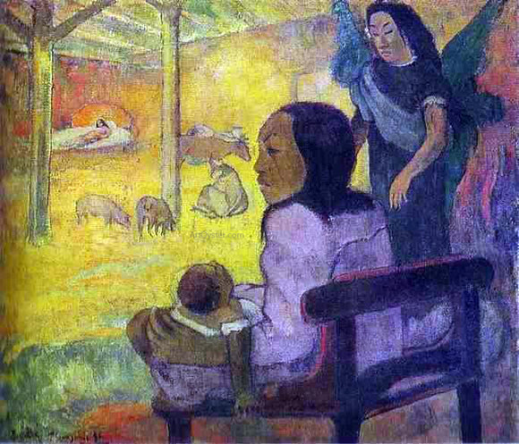  Paul Gauguin Baby (also known as The Nativity) - Canvas Art Print
