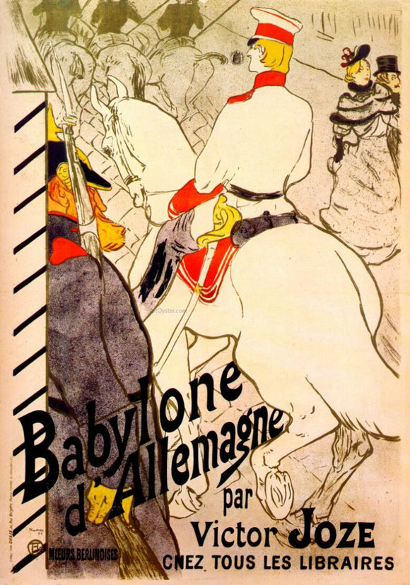  Henri De Toulouse-Lautrec Babylon German by Victor Joze - Canvas Art Print