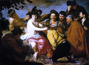  Diego Velazquez Bacchus aka "The Drunken" - Canvas Art Print