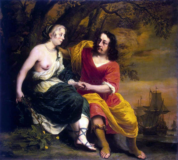  Ferdinand Bol Bacchus and Ariadne - Canvas Art Print