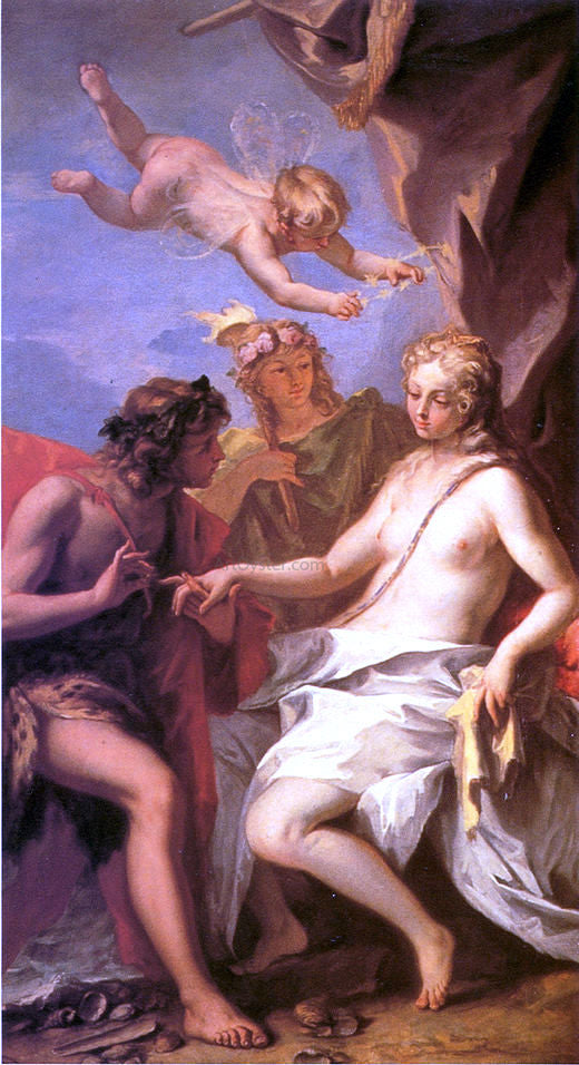  Sebastiano Ricci Bacchus and Ariadne - Canvas Art Print