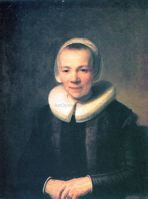  Rembrandt Van Rijn Baerte Martens, Wife of Herman Doomer - Canvas Art Print