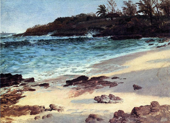  Albert Bierstadt Bahama Cove - Canvas Art Print