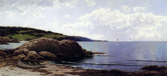  Alfred Thompson Bricher Baily's Island, Maine - Canvas Art Print