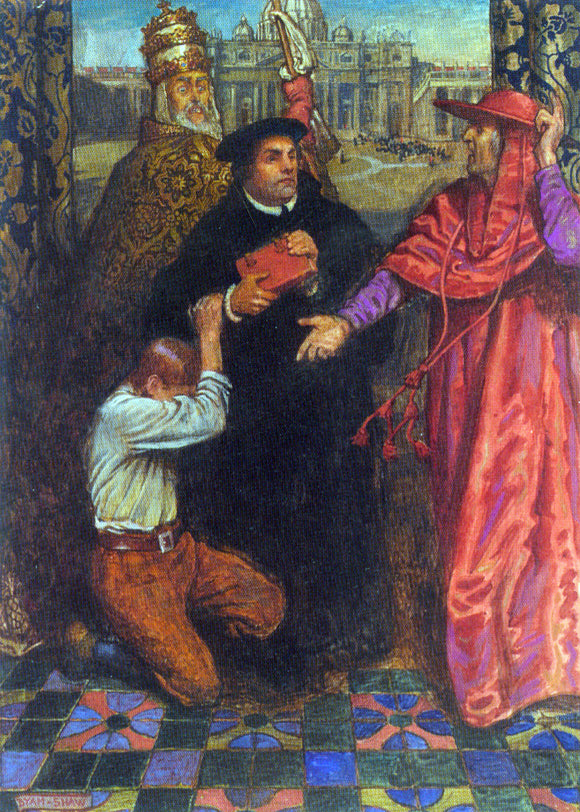  John Liston Shaw Ballad of Luther - Canvas Art Print