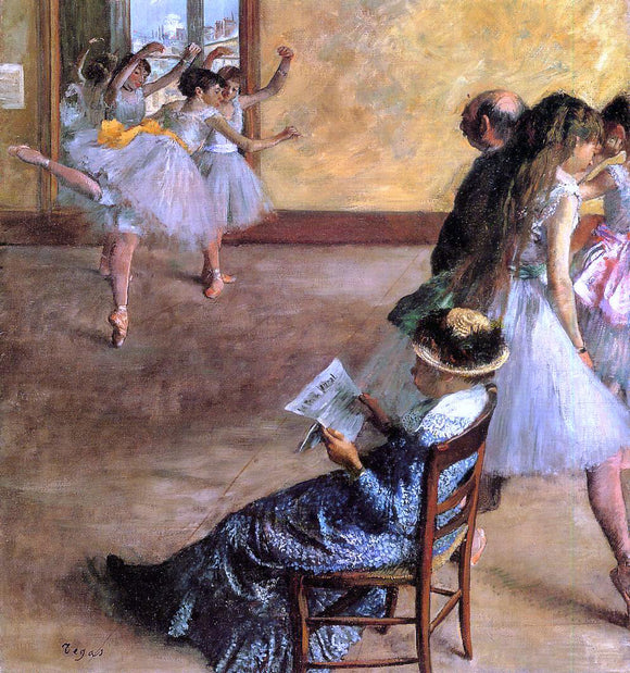  Edgar Degas Ballet Class, The - Canvas Art Print