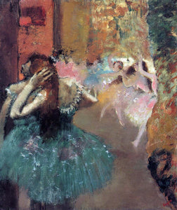  Edgar Degas Ballet Scene - Canvas Art Print