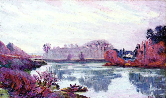  Armand Guillaumin Banks of the Marne in Winter - Canvas Art Print