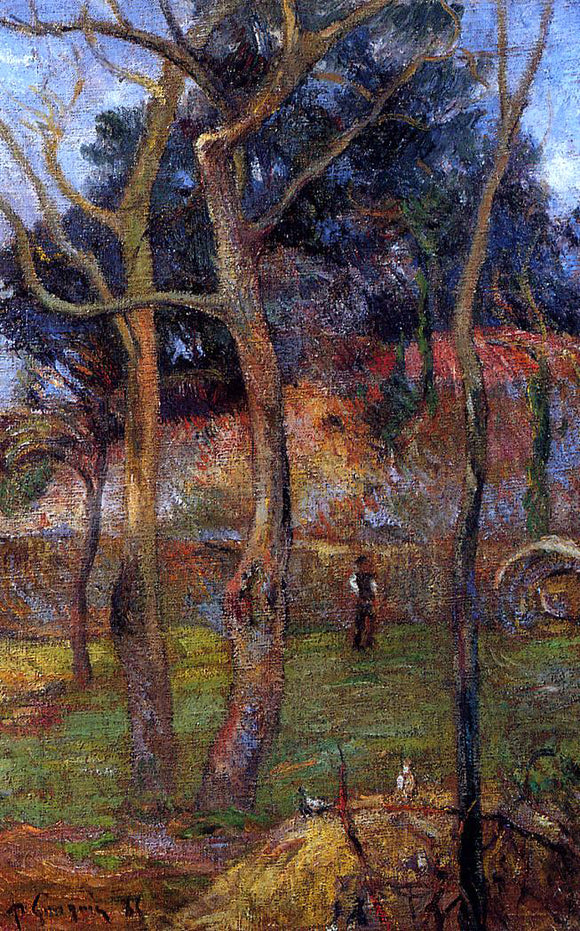  Paul Gauguin Bare Trees - Canvas Art Print