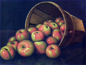  Levi Wells Prentice Basket of Apples - Canvas Art Print