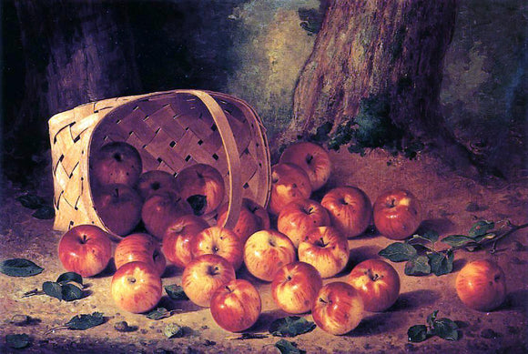  Bryant Chapin Basket of Apples - Canvas Art Print