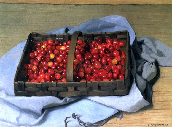  Felix Vallotton Basket of Cherries - Canvas Art Print
