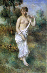  Pierre Auguste Renoir Bather - Canvas Art Print