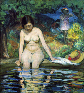  Henri Lebasque A Bather - Canvas Art Print