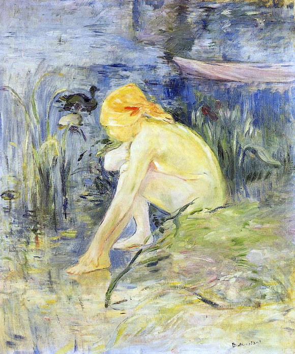  Berthe Morisot Bather - Canvas Art Print