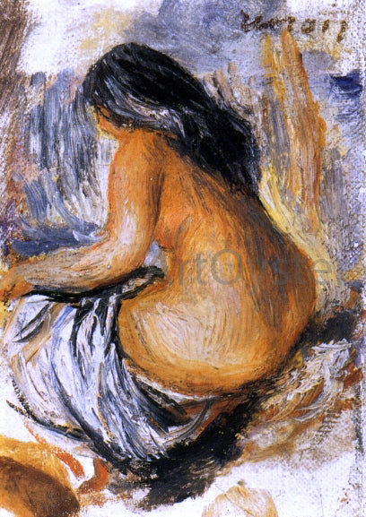  Pierre Auguste Renoir Bather from the Back - Canvas Art Print