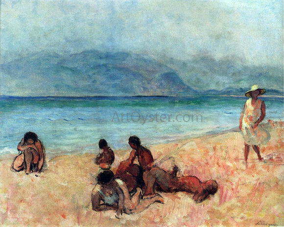  Henri Lebasque Bathers at Saint Tropez - Canvas Art Print