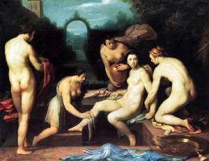  Cornelis Van Haarlem Bathsheba - Canvas Art Print