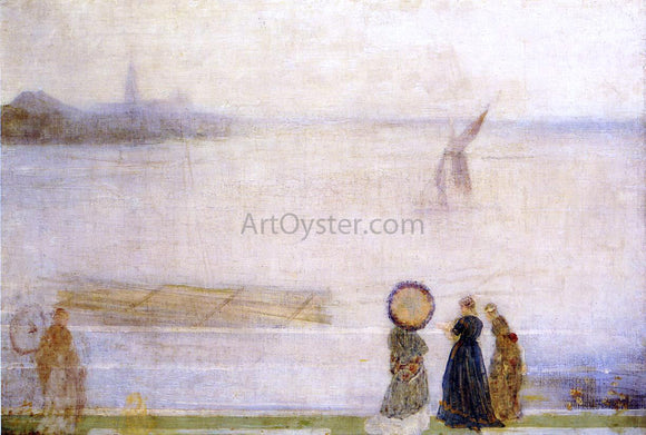  James McNeill Whistler Battersea Reach from Lindsey Houses - Canvas Art Print