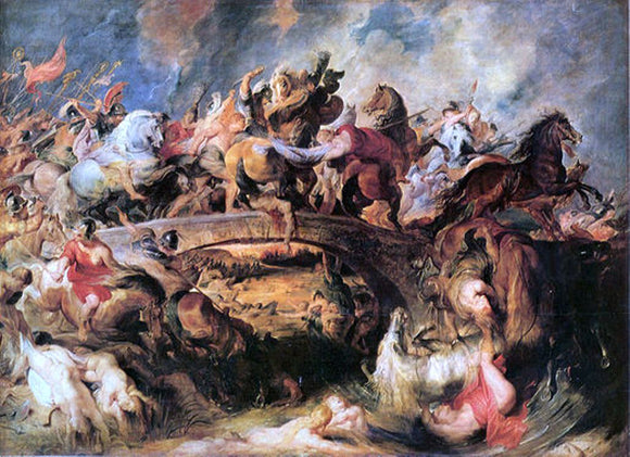  Peter Paul Rubens Battle of the Amazons - Canvas Art Print