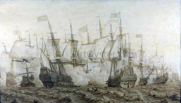  Heerman Witmont Battle of the Gabbard - Canvas Art Print