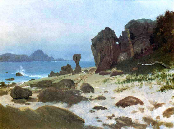  Albert Bierstadt Bay of Monterey - Canvas Art Print