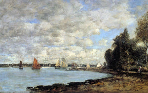  Eugene-Louis Boudin Bay of Plougastel - Canvas Art Print