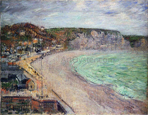  Gustave Loiseau Beach at Fecamp - Canvas Art Print