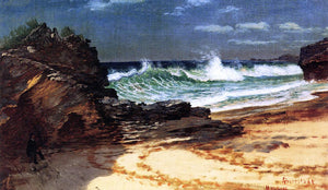 Albert Bierstadt A Beach at Nassau - Canvas Art Print