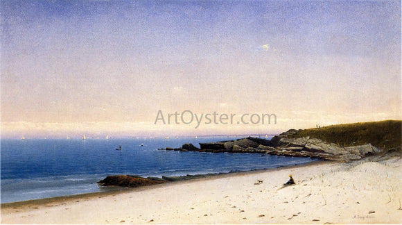  James Augustus Suydam Beach at Newport, Rhode Island - Canvas Art Print