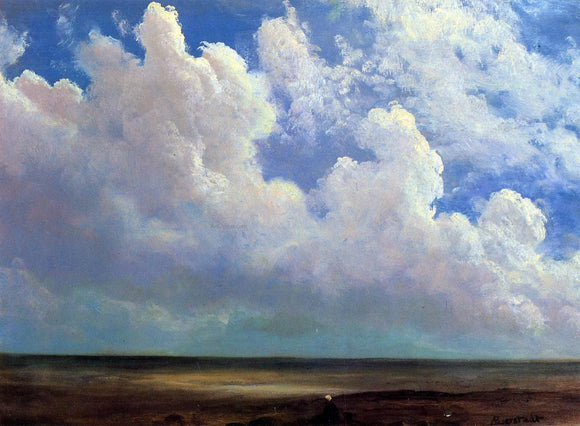  Albert Bierstadt Beach Scene - Canvas Art Print